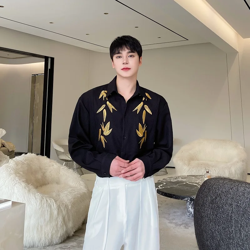 New 2025 Chinese Sle Men's Long Sve irt Embroidered Collar Jaet Youth Faion Four Seasons Universal Loose Fit
New 2025 Chinese Sle Men's Long Sve irt Embroidered Collar Jaet Youth Faion Four Seasons Universal Loose Fit