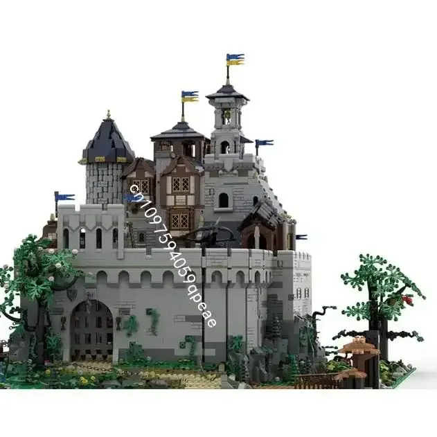 Новый 10648 шт. Moc европейский средневековый вид на улицу черный королевский замок модель на заказ головоломка Diy креативные идеи детские игрушки подарок на день рождения
Новый 10648 шт. Moc европейский средневековый вид на улицу черный королевский замок модель на заказ головоломка Diy креативные идеи детские игрушки подарок на день рождения