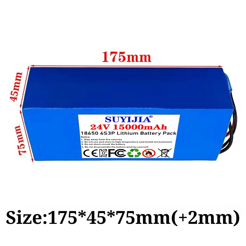 15000 мАч 24 В 18650 литий-ионный аккумулятор bicicletta ciclomotore/elettrico/agli ioni di litio 6S3P 25,2 В аккумуляторный блок
15000 мАч 24 В 18650 литий-ионный аккумулятор bicicletta ciclomotore/elettrico/agli ioni di litio 6S3P 25,2 В аккумуляторный блок