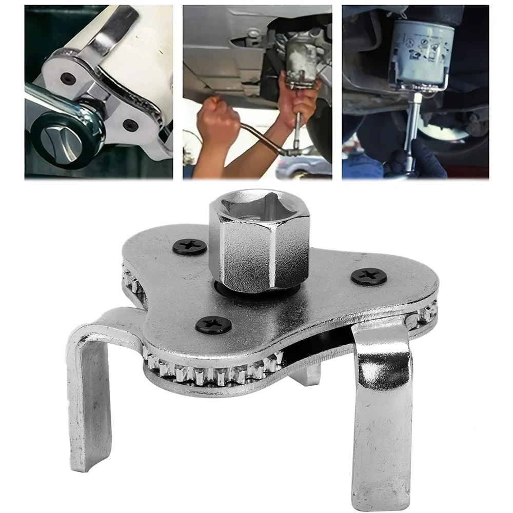 Universal Adjustable Oil Filter Wrench Oil Filter Wrench Tool Set with 3 Jaw Uninstall Removal Key Car Maintenance Equipment
Universal Adjustable Oil Filter Wrench Oil Filter Wrench Tool Set with 3 Jaw Uninstall Removal Key Car Maintenance Equipment