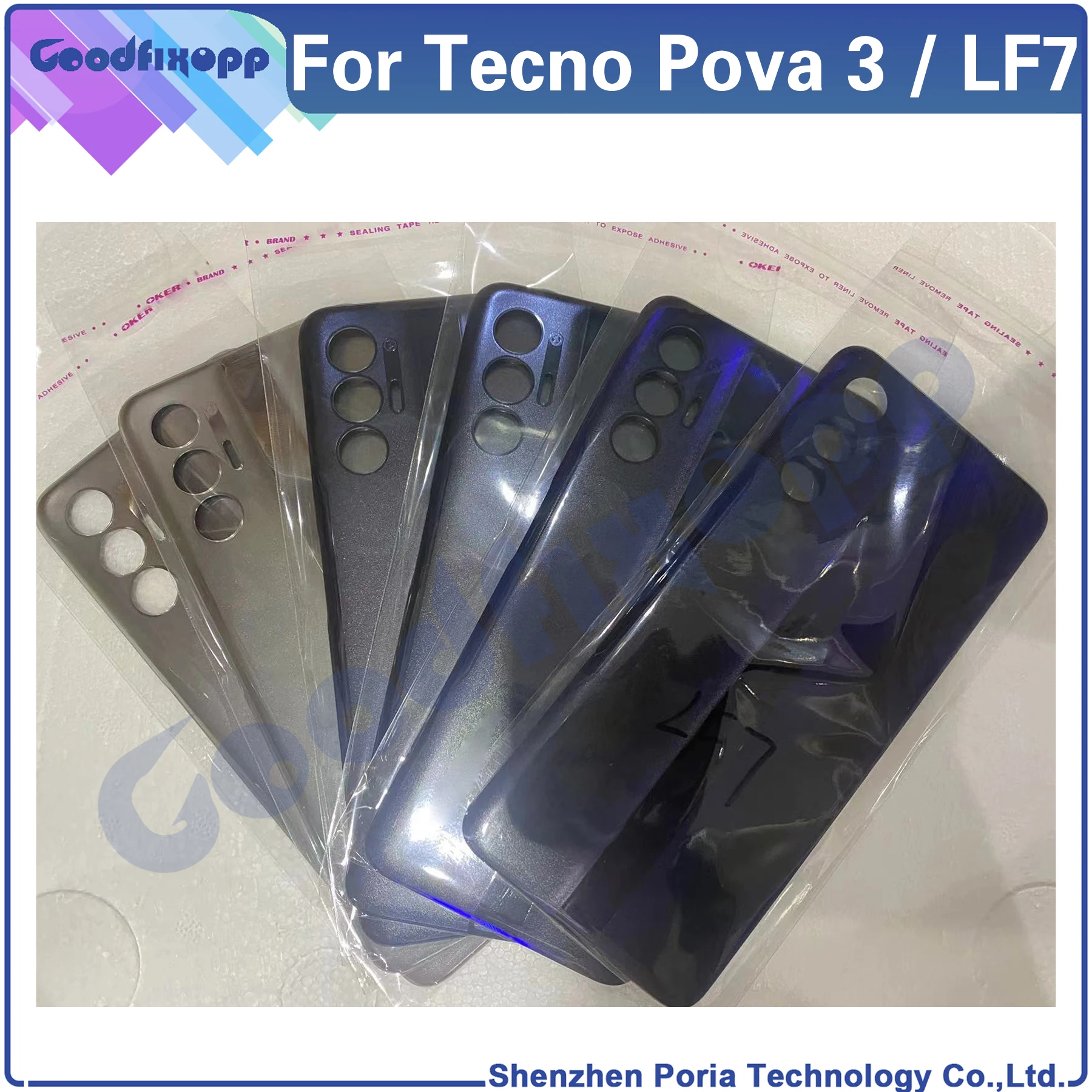 Задняя крышка корпуса для Tecno Pova 3 LF7 LF7n, задняя крышка корпуса, сменная Крышка батарейного отсека для Pova3
Задняя крышка корпуса для Tecno Pova 3 LF7 LF7n, задняя крышка корпуса, сменная Крышка батарейного отсека для Pova3