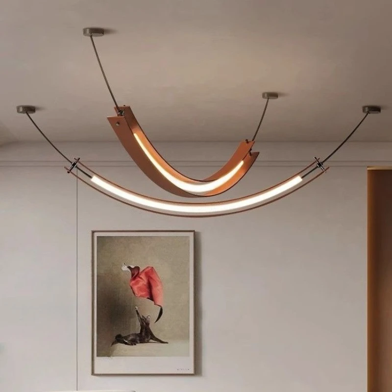Light Luxury Minimalist Modern Italian Belt Pendant Light for Villa Lobby Restaurant Chandelier Indoor Lighting Hanging Fixture
Light Luxury Minimalist Modern Italian Belt Pendant Light for Villa Lobby Restaurant Chandelier Indoor Lighting Hanging Fixture