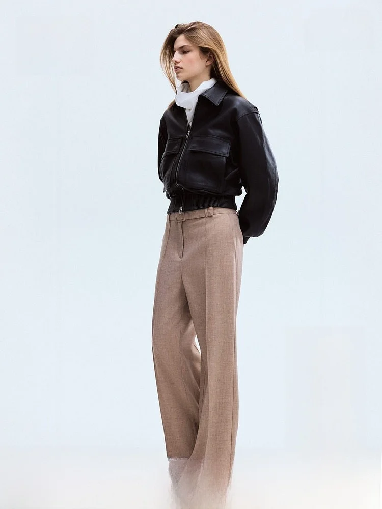 H&M Spring 2026 Women's Belted Wide Leg Pants 3938 Ele Formal Trousers for Ladies Faionable Office Wear
H&M Spring 2026 Women's Belted Wide Leg Pants 3938 Ele Formal Trousers for Ladies Faionable Office Wear