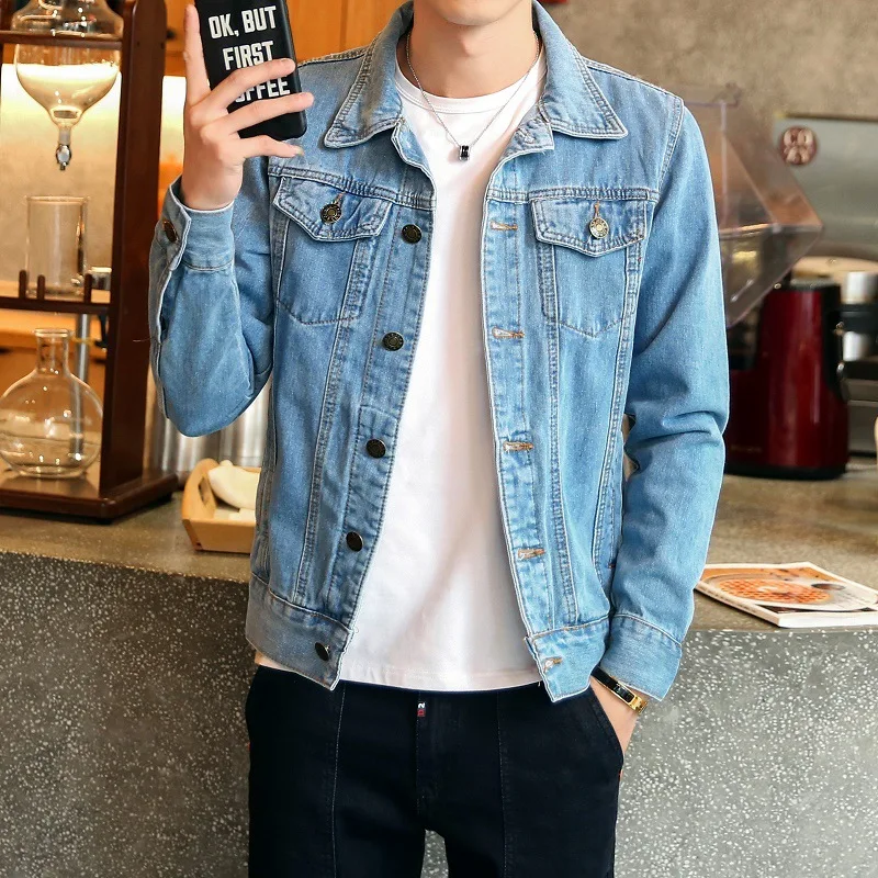 New 2026 Men's Retro Denim Jacket Spring Autumn Casual Handsome Trendy Top
New 2026 Men's Retro Denim Jacket Spring Autumn Casual Handsome Trendy Top
