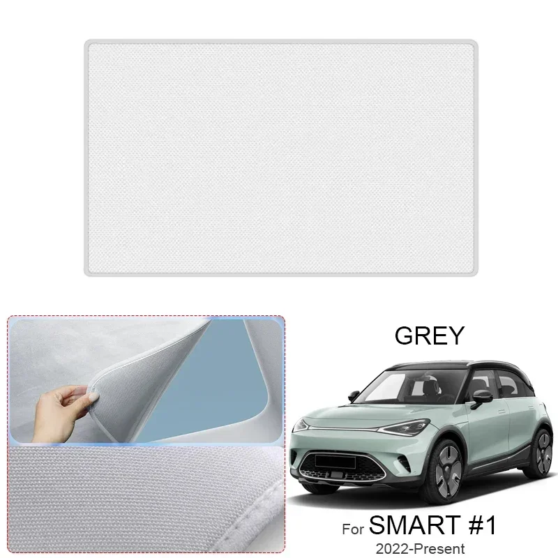 For SMART #1 2022-Present Car Electrostatic Adsorption Sunroof Sunshade Anti-uv Suede Fabric Auto Heat Insulation Skylight
For SMART #1 2022-Present Car Electrostatic Adsorption Sunroof Sunshade Anti-uv Suede Fabric Auto Heat Insulation Skylight