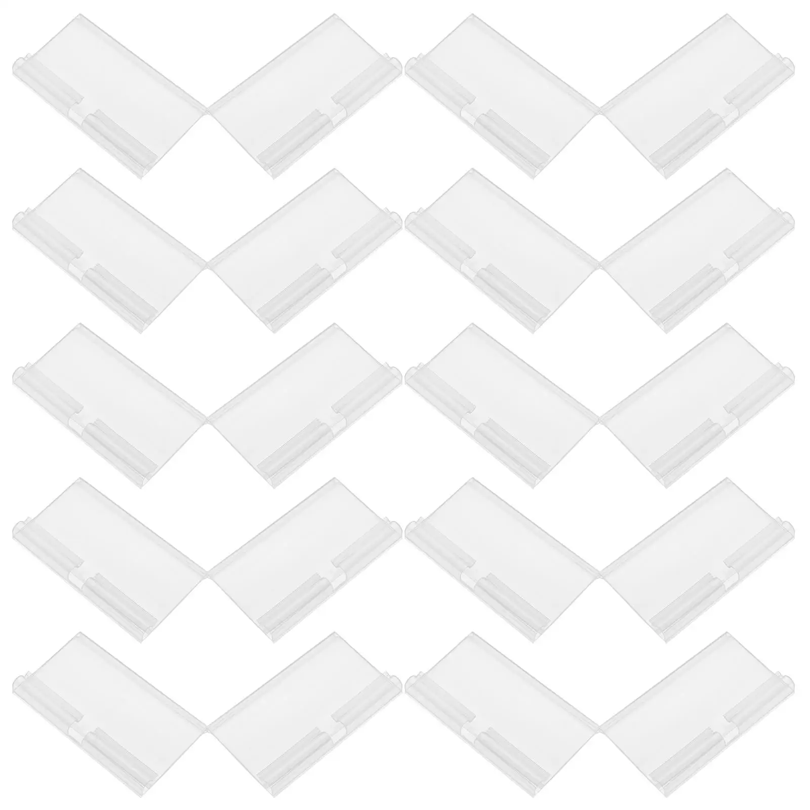 50 Pcs Price Labels Clear Transparent 7 5x4 2cm Plastic Retail Display Tag Holders Supermarket Shelves Wire Stands
50 Pcs Price Labels Clear Transparent 7 5x4 2cm Plastic Retail Display Tag Holders Supermarket Shelves Wire Stands
