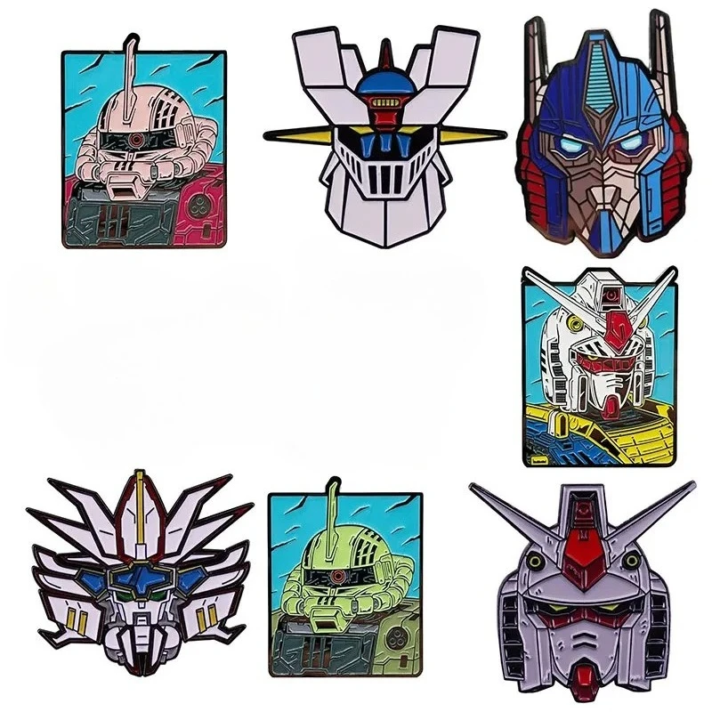 Anime Gundam RX-78 Enamel Pins Lapel Pins for Backpacks Brooches Iron Badges Fashion Brooch for Clothes Jewelry Gifts Friends
Anime Gundam RX-78 Enamel Pins Lapel Pins for Backpacks Brooches Iron Badges Fashion Brooch for Clothes Jewelry Gifts Friends