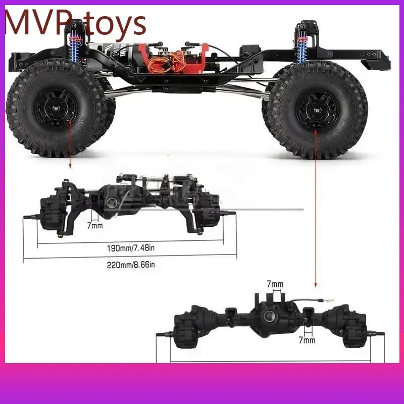 Metal Front and Rear Portal Axles for RC Trxs TRX4 1/10 Rock Crawler Car Replace Upgrades Parts
Metal Front and Rear Portal Axles for RC Trxs TRX4 1/10 Rock Crawler Car Replace Upgrades Parts
