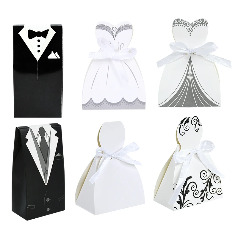 10pc Bride And Groom Wedding Favor Candy Boxes Creative Suit Formal Dress Favor And Gifts Bag DIY Wedding Souvenirs Party Decor
10pc Bride And Groom Wedding Favor Candy Boxes Creative Suit Formal Dress Favor And Gifts Bag DIY Wedding Souvenirs Party Decor