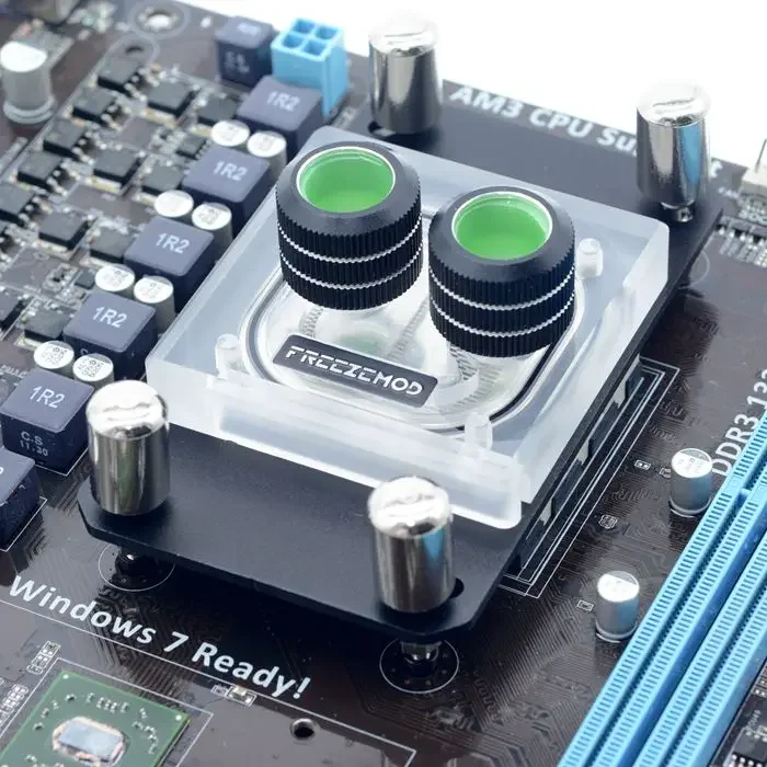 Водяной блок процессора FREEZEMOD для AMD/AM2/AM3/AM4, кулер системы охлаждения ПК, 12 В/5 В AURA SYNC AMD-PM3D
Водяной блок процессора FREEZEMOD для AMD/AM2/AM3/AM4, кулер системы охлаждения ПК, 12 В/5 В AURA SYNC AMD-PM3D