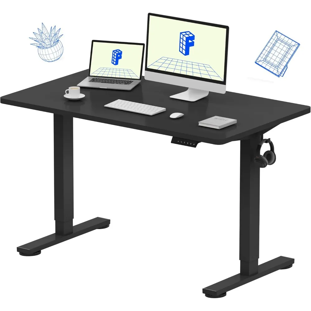 Whole-Piece Standing Desk 48 x 24 Inches Electric Height Adjustable Desk for Home Office (Black Frame + Black Table Top)
Whole-Piece Standing Desk 48 x 24 Inches Electric Height Adjustable Desk for Home Office (Black Frame + Black Table Top)