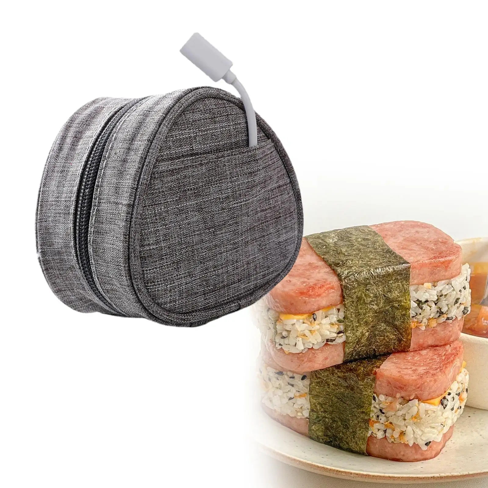 Ланч-бокс с подогревом, термосумка, портативный обед-нагреватель, сумка для дома, автомобиля, офиса 
Ланч-бокс с подогревом, термосумка, портативный обед-нагреватель, сумка для дома, автомобиля, офиса