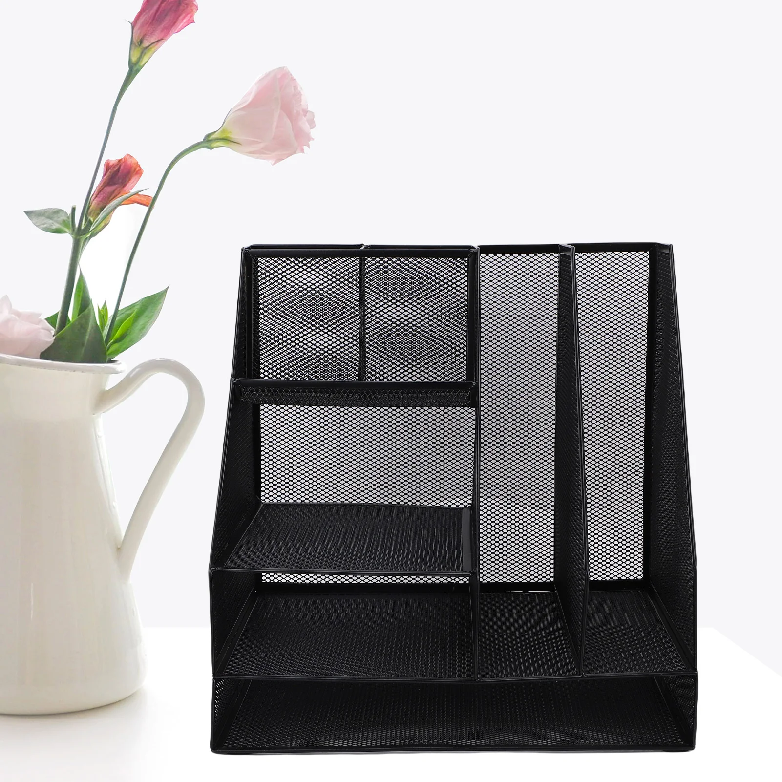Mesh Office Desk Organizer Thickened 2 Columns 4 Layers File Organizer Multifunctional Pen Holder Desk Organizer
Mesh Office Desk Organizer Thickened 2 Columns 4 Layers File Organizer Multifunctional Pen Holder Desk Organizer