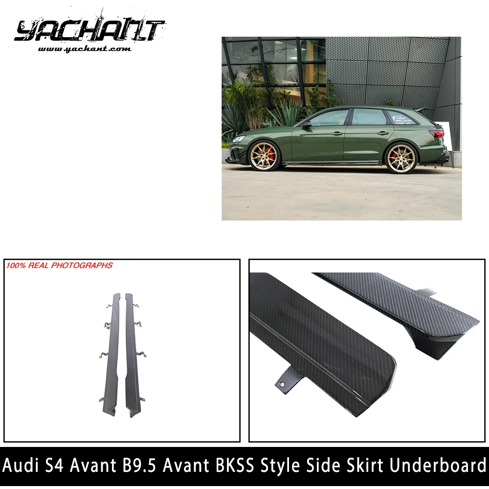 Автомобильный Стайлинг, боковая подкладка из углеродного волокна, подходит для Audi S4 Avant B9.5 2020-2025 годов, боковая юбка в стиле ABS, базовая панель
Автомобильный Стайлинг, боковая подкладка из углеродного волокна, подходит для Audi S4 Avant B9.5 2020-2025 годов, боковая юбка в стиле ABS, базовая панель