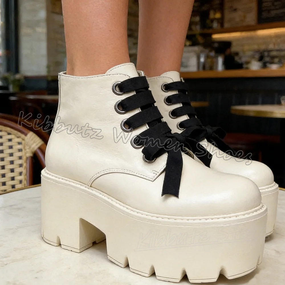 Современные ботильоны на платформе, кожаная женская обувь на шнуровке, модная роскошная обувь на массивном каблуке с круглым носком, новинка, лаконичный сексуальный перекрестный ремешок
Современные ботильоны на платформе, кожаная женская обувь на шнуровке, модная роскошная обувь на массивном каблуке с круглым носком, новинка, лаконичный сексуальный перекрестный ремешок