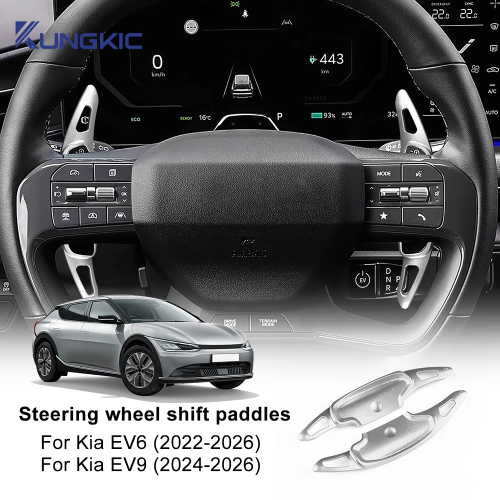 For Kia EV6 2022 2023 2024 2025 2026 Car Steering Wheel Shift Paddle Gear Paddles DSG Extension Styling for EV9 2024 2025 2026
For Kia EV6 2022 2023 2024 2025 2026 Car Steering Wheel Shift Paddle Gear Paddles DSG Extension Styling for EV9 2024 2025 2026
