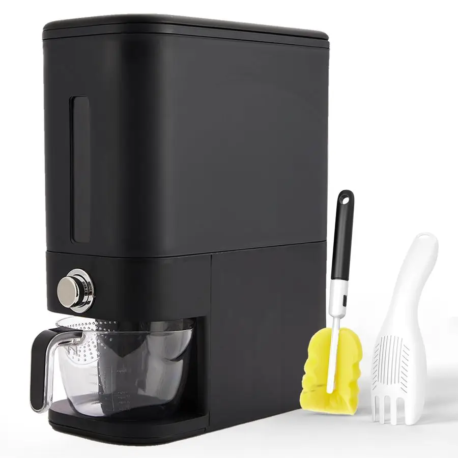 Dispenser 25 lbs I Rice Storage Container 25 lbs with Sponge, Scoop amp Measuring Cup I Airtight Rice Container with Lid I Best
Dispenser 25 lbs I Rice Storage Container 25 lbs with Sponge, Scoop amp Measuring Cup I Airtight Rice Container with Lid I Best