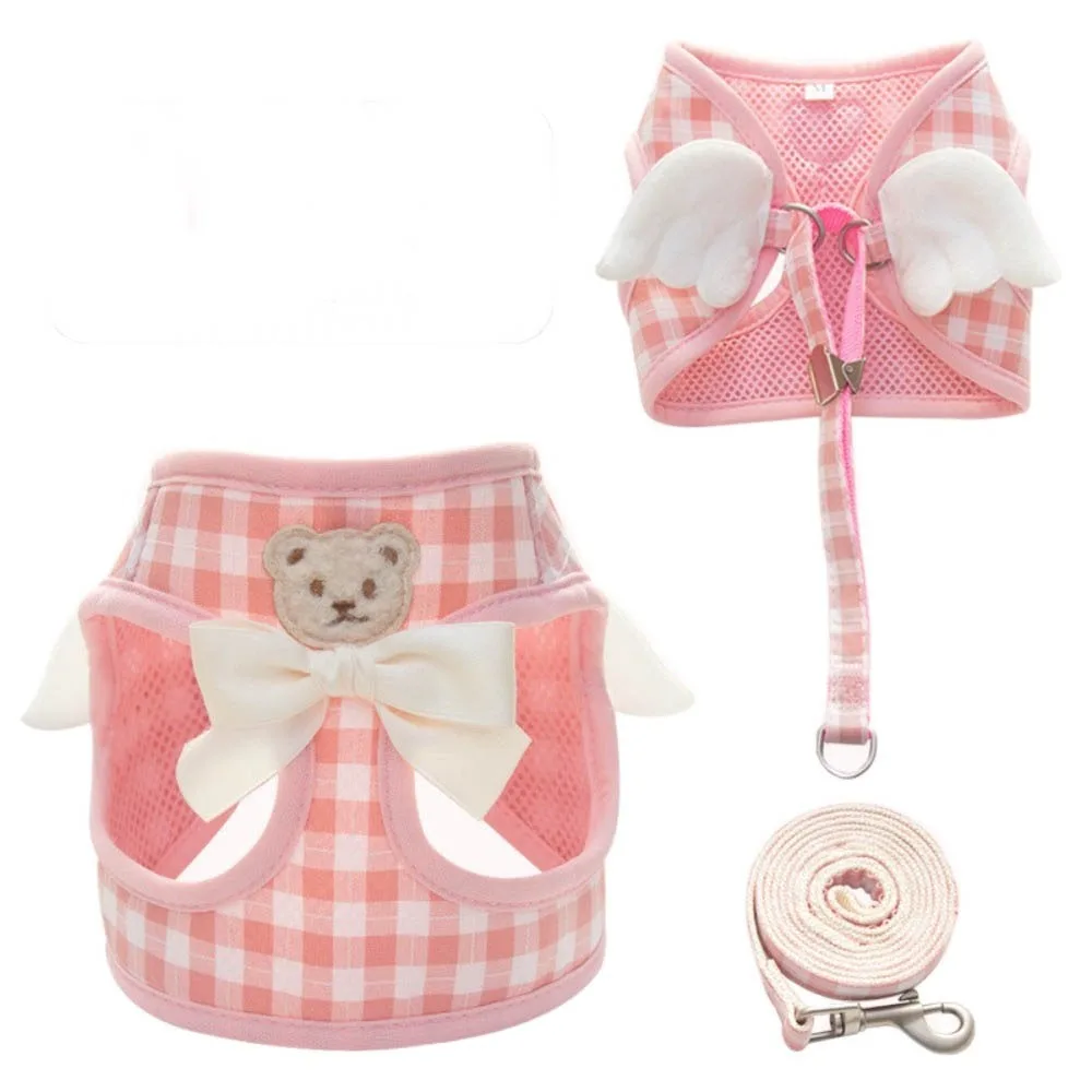 Cute Adjustable Cat Dog Harness Set Comfortable Escape Proof Pet Chest Strap Breathable with Leash Cat Leash Corgi
Cute Adjustable Cat Dog Harness Set Comfortable Escape Proof Pet Chest Strap Breathable with Leash Cat Leash Corgi