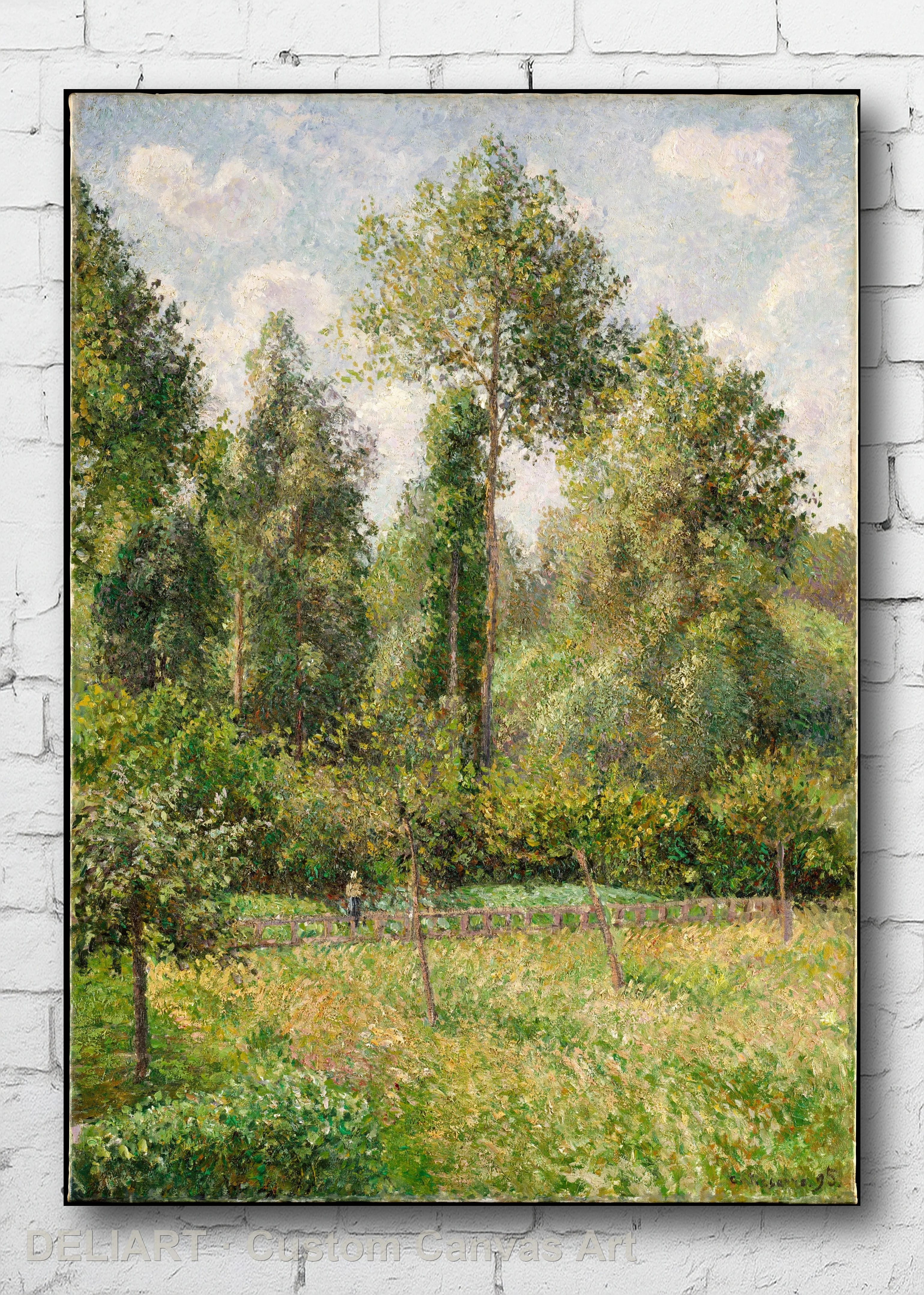 Poplars, Eragny by Camille Pissarro - Impressionist Fine Art Canvas Wall Art Poster Print Vintage Home Decor Unframed
Poplars, Eragny by Camille Pissarro - Impressionist Fine Art Canvas Wall Art Poster Print Vintage Home Decor Unframed