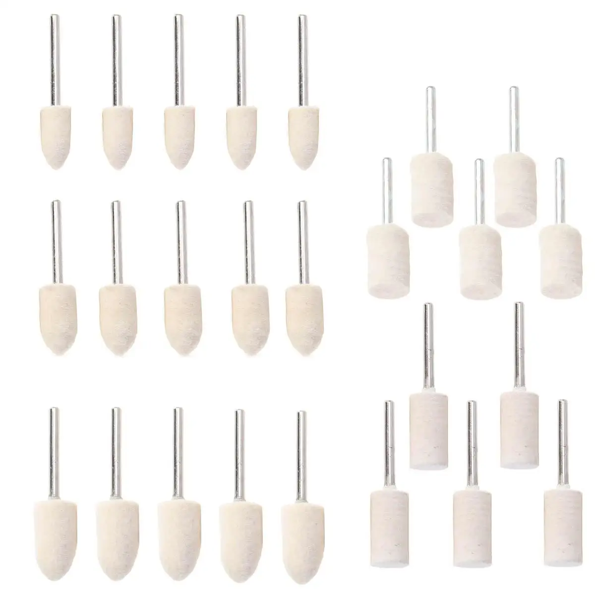 25 Pcs Polishing Wheel Set Felt Pad for Beauty Equipment Wool Polishing Wheel Jewelry Stainless Steel Glass Mechanical Parts
25 Pcs Polishing Wheel Set Felt Pad for Beauty Equipment Wool Polishing Wheel Jewelry Stainless Steel Glass Mechanical Parts