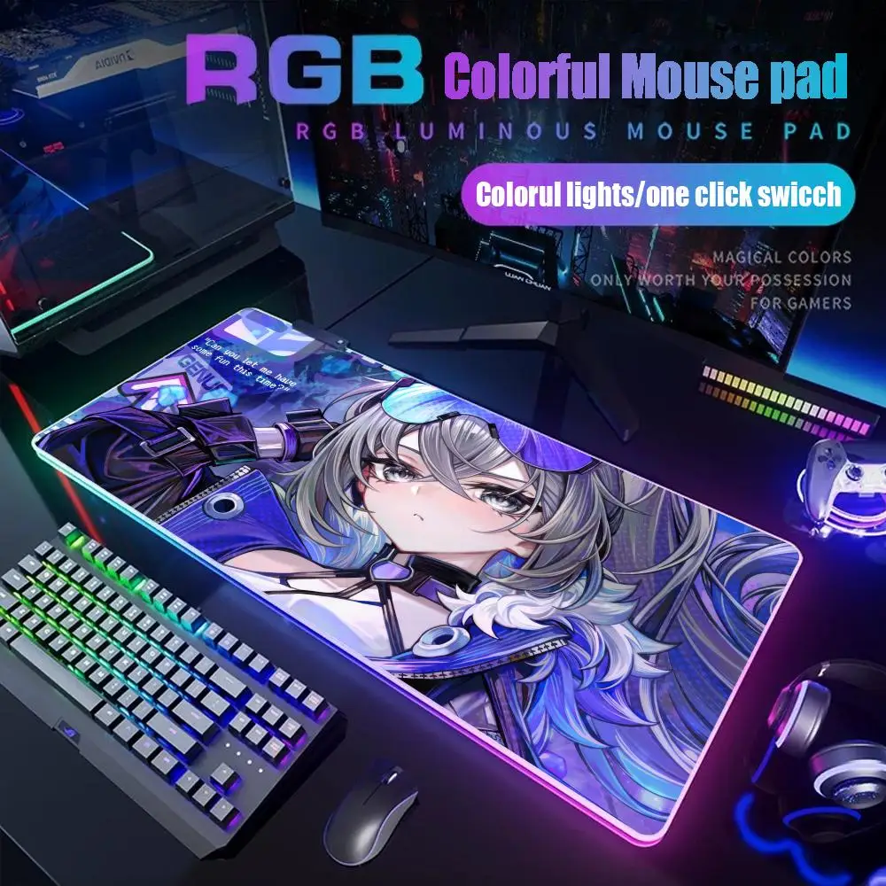 Honkai Star Rail Серебряный коврик для мыши Gamer Rgb Настольный коврик Подсветка Светодиодный коврик для мыши Настройка игровых аксессуаров Настольный коврик Большой коврик для мыши
Honkai Star Rail Серебряный коврик для мыши Gamer Rgb Настольный коврик Подсветка Светодиодный коврик для мыши Настройка игровых аксессуаров Настольный коврик Большой коврик для мыши