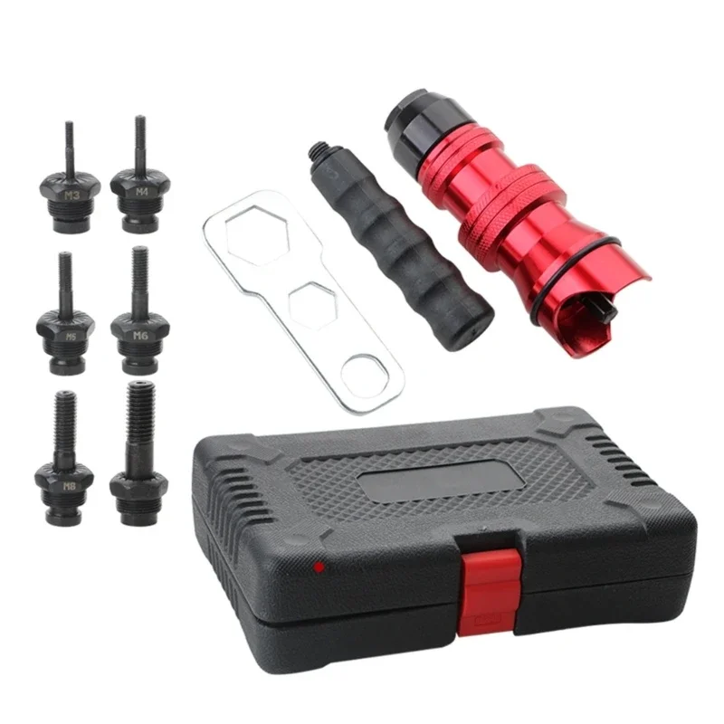 Cordless Drill Electric Rivet Guns Adapter Rivet Nut Drill Adapter M3-M10 Cordless Rivet Nut Tool for Electric Drill
Cordless Drill Electric Rivet Guns Adapter Rivet Nut Drill Adapter M3-M10 Cordless Rivet Nut Tool for Electric Drill