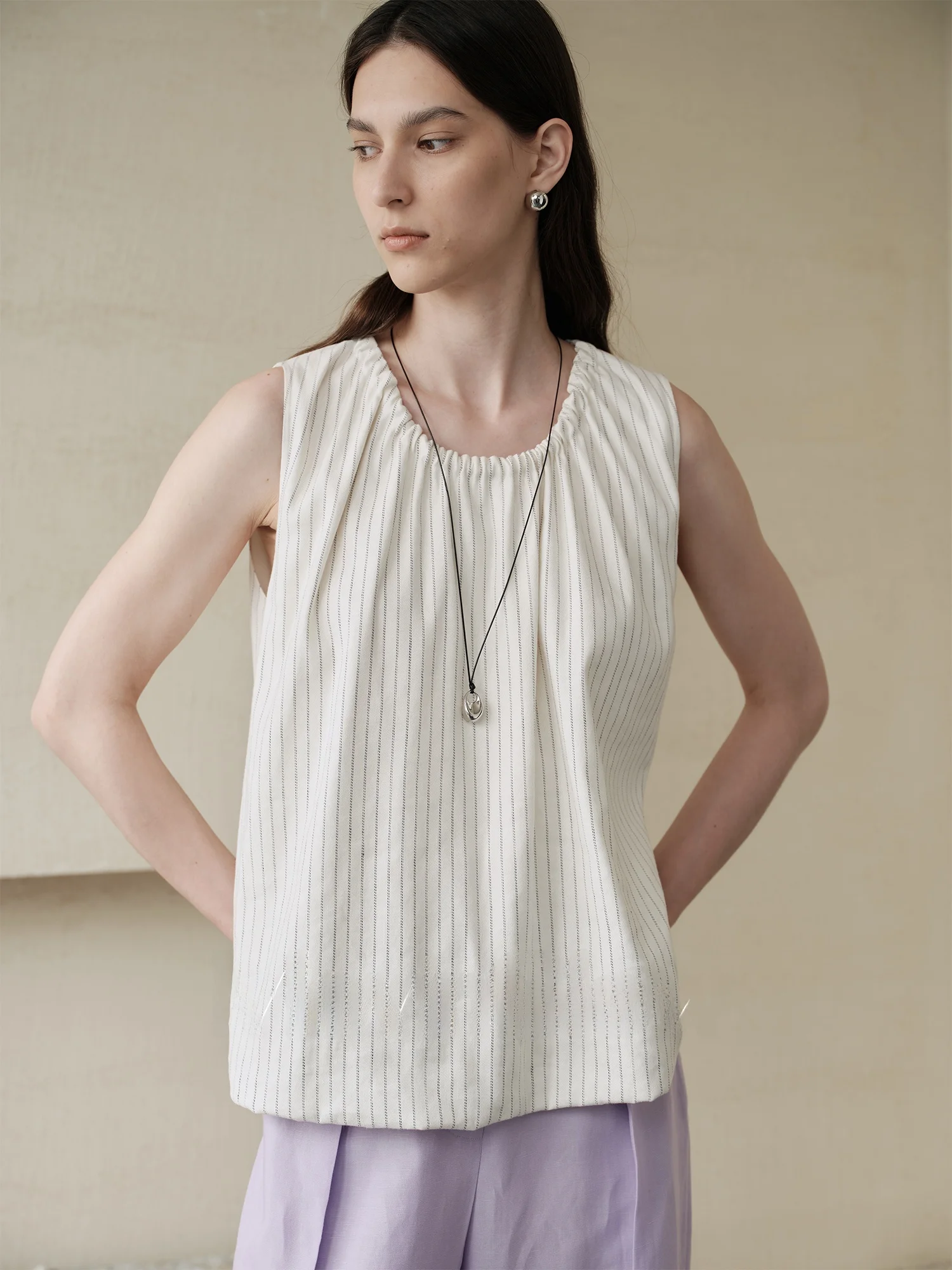 Летний повседневный топ MovinGlow из смесового льна со шнуровкой, универсальный, для перерыва на чай, отпуска, легкий, в полоску...
Летний повседневный топ MovinGlow из смесового льна со шнуровкой, универсальный, для перерыва на чай, отпуска, легкий, в полоску...