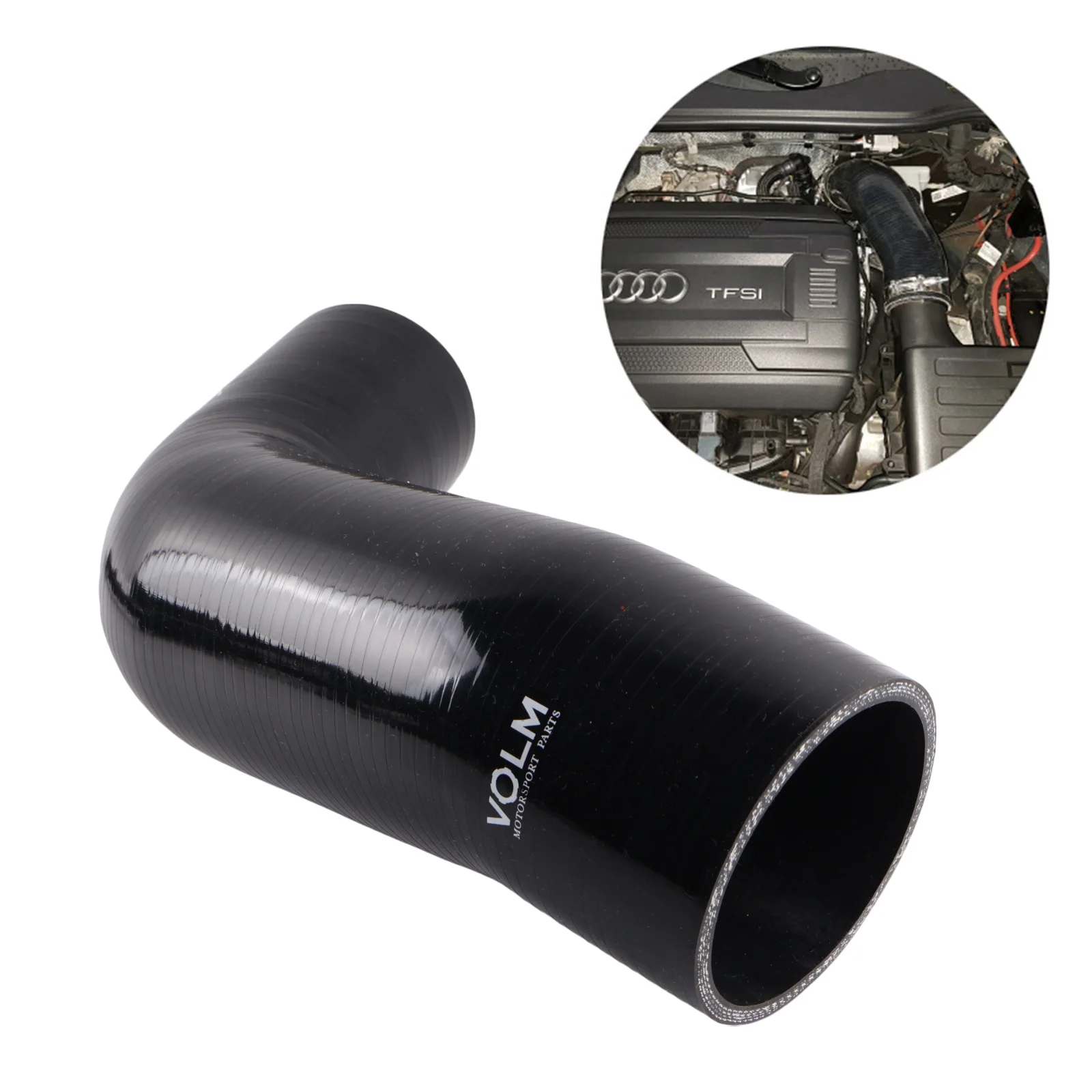 Turbo Inlet Air Intake Silicone Hose for EA888 3rd Gen SEAT Leon MK3 1.8T 2.0T with Volm Logo - Performance Auto Part
Turbo Inlet Air Intake Silicone Hose for EA888 3rd Gen SEAT Leon MK3 1.8T 2.0T with Volm Logo - Performance Auto Part