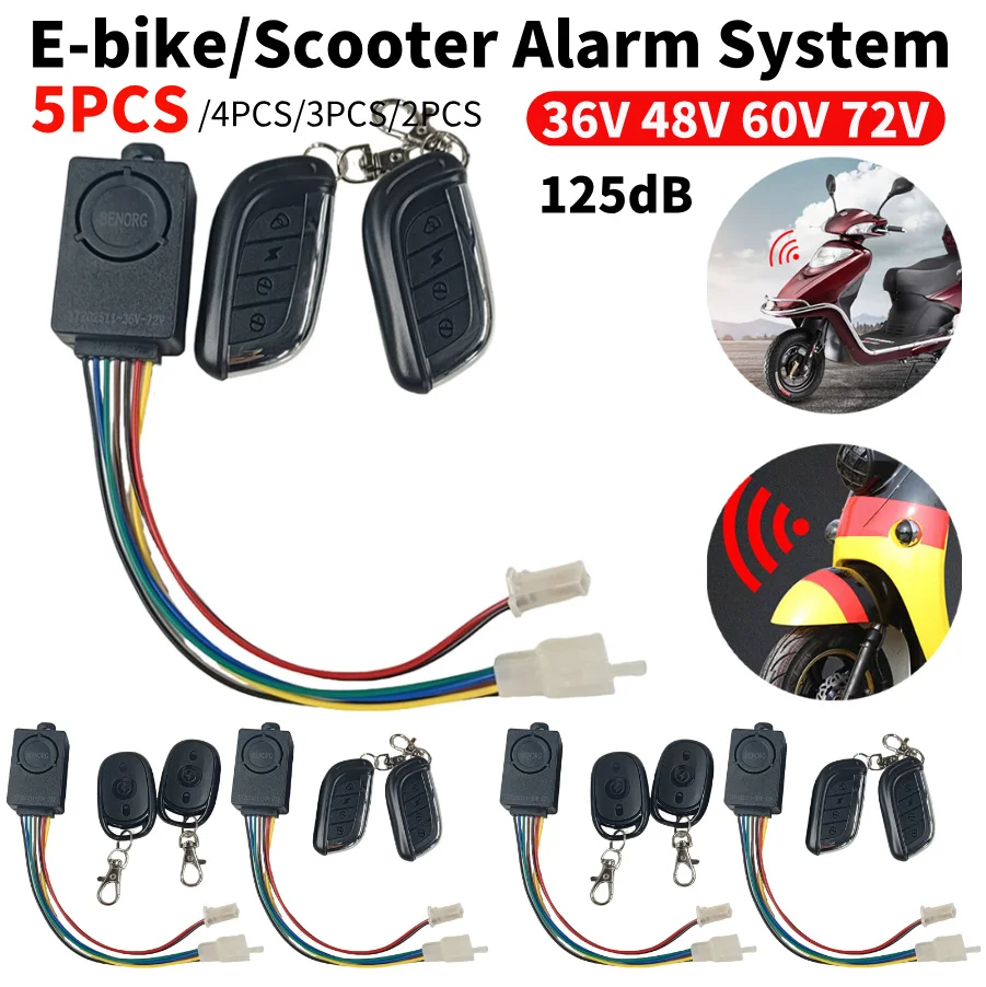 36-72V 125dB Electric Scooter Alarms Security Systems Remote Control Waterproof Dustproof Moped Remote Control Anti-Theft Alarm
36-72V 125dB Electric Scooter Alarms Security Systems Remote Control Waterproof Dustproof Moped Remote Control Anti-Theft Alarm
