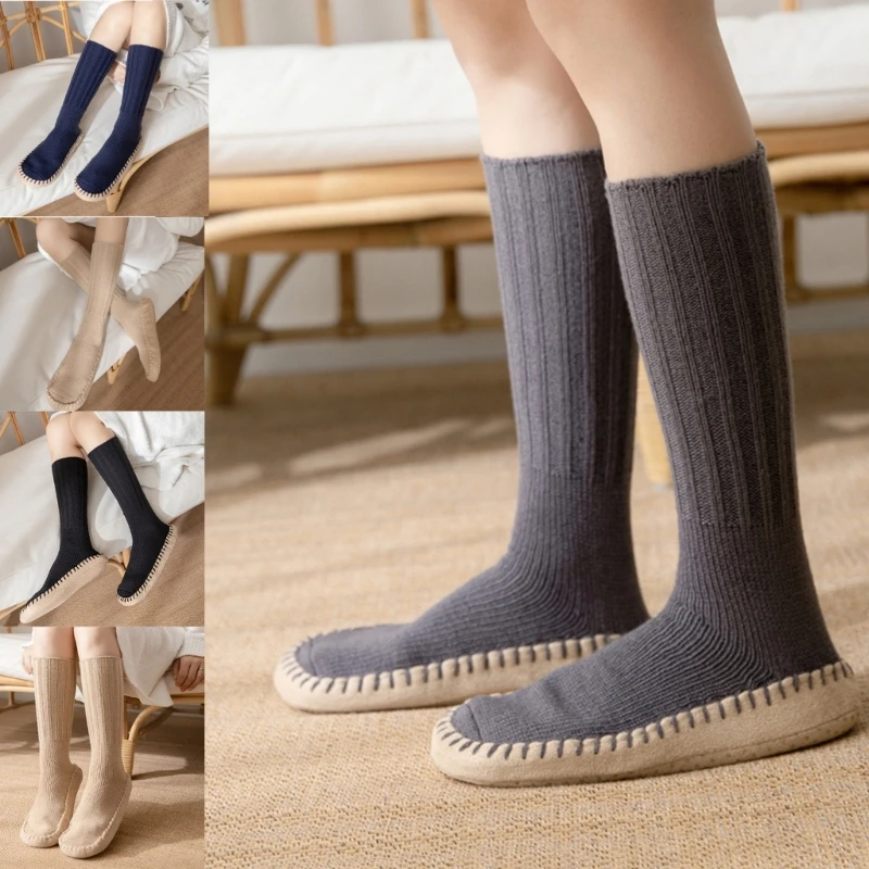 Acrylic Thermal Socks Indoor Slippers Winter Knitted Nonskid Bottom Stockings
Acrylic Thermal Socks Indoor Slippers Winter Knitted Nonskid Bottom Stockings