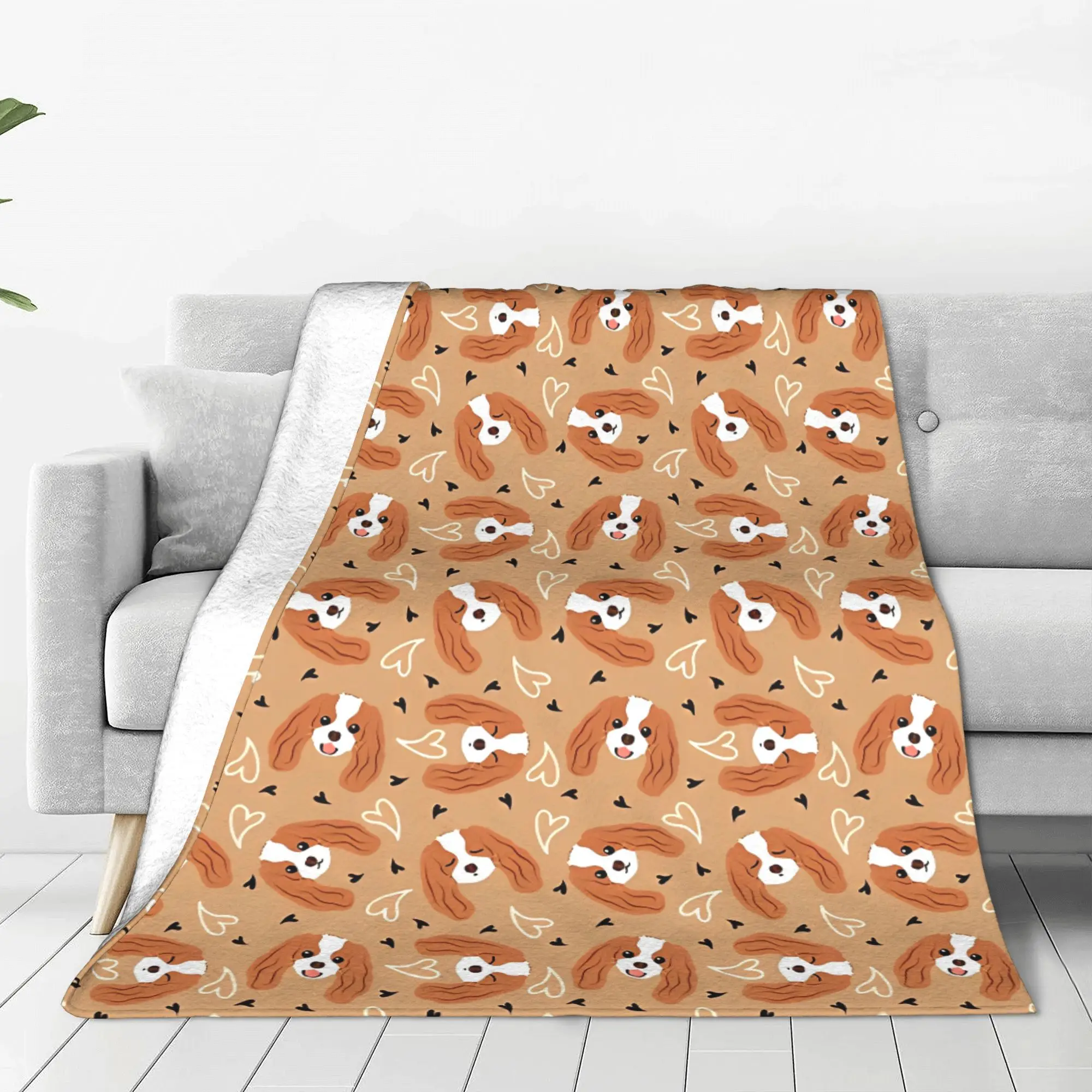 Cavalier King Charles Spaniel Emotion Blankets Cartoon Flannel Funny Breathable Throw Blanket for Bedspread Textile Decor Office
Cavalier King Charles Spaniel Emotion Blankets Cartoon Flannel Funny Breathable Throw Blanket for Bedspread Textile Decor Office