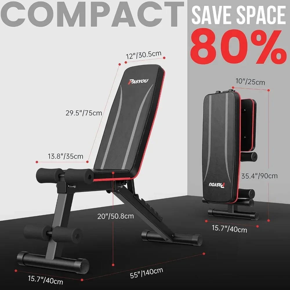 -Adjustable Weight Bench Full Body Workout Multi-Purpose Foldable Incline Decline Exercise Workout Bench For Home Gym
-Adjustable Weight Bench Full Body Workout Multi-Purpose Foldable Incline Decline Exercise Workout Bench For Home Gym