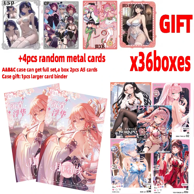 2025 Оптовая продажа оригинального футляра Goddess Story Yan Card - Continuation under the Moon 1 CardWaifu Swimsuit Booster Box Habbies Gift
2025 Оптовая продажа оригинального футляра Goddess Story Yan Card - Continuation under the Moon 1 CardWaifu Swimsuit Booster Box Habbies Gift