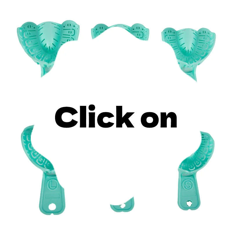 6 шт./компл. S/M/L пластиковый лоток для оттисков зубов, лоток для зубных имплантатов, съемный лоток с полным ртом, легко складывается
6 шт./компл. S/M/L пластиковый лоток для оттисков зубов, лоток для зубных имплантатов, съемный лоток с полным ртом, легко складывается