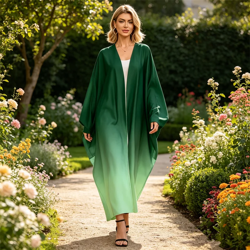 Gradient Color Abayas for Women 2026 Ramadan Eid Dubai Open Abaya Turkey Kaftan Muslim Dress Islam Kimono Cardigan Robe Jalabiya
Gradient Color Abayas for Women 2026 Ramadan Eid Dubai Open Abaya Turkey Kaftan Muslim Dress Islam Kimono Cardigan Robe Jalabiya