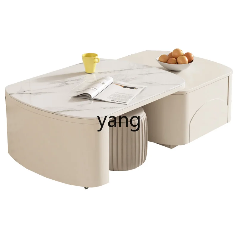 LMM Cream Wind Tea Table Multifunctional Retractable Table Living Room Household Modern Simple Tea Table
LMM Cream Wind Tea Table Multifunctional Retractable Table Living Room Household Modern Simple Tea Table