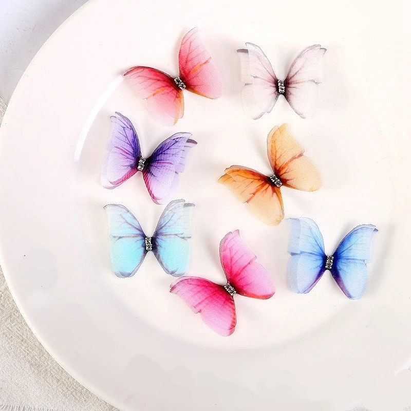 100pcs /lot Organza Butteflies Imitation Pearls Handmade 50mm Swallowtail Butterflies Wedding Bridal Butterflies
100pcs /lot Organza Butteflies Imitation Pearls Handmade 50mm Swallowtail Butterflies Wedding Bridal Butterflies