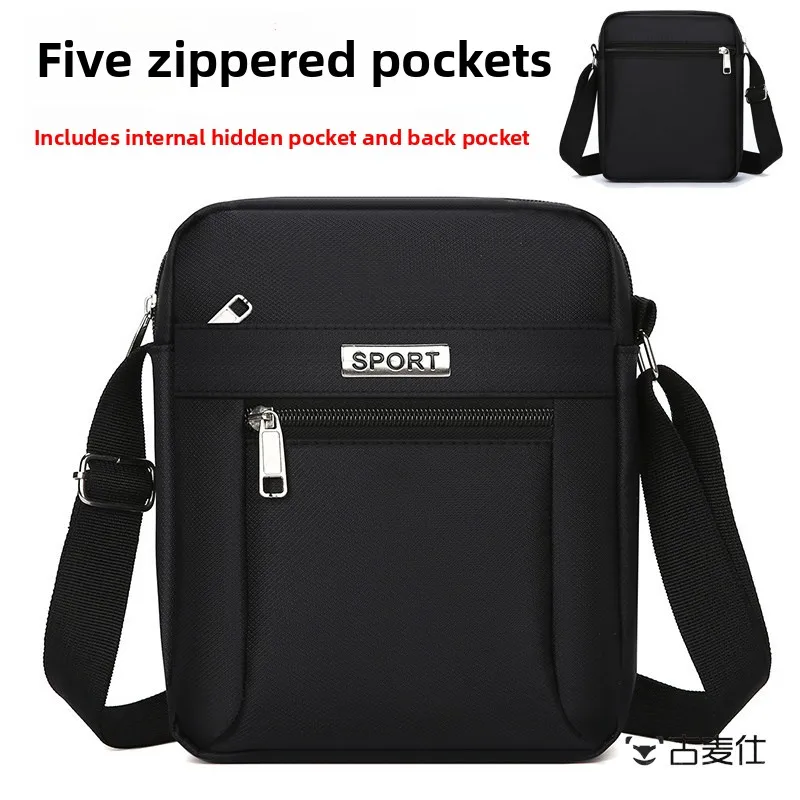 Korean Style Oxford Cloth Men's Shoulder Bag Casual Crossbody Bag Large Capacity Multi-layer Pocket Cashier Bag
Korean Style Oxford Cloth Men's Shoulder Bag Casual Crossbody Bag Large Capacity Multi-layer Pocket Cashier Bag