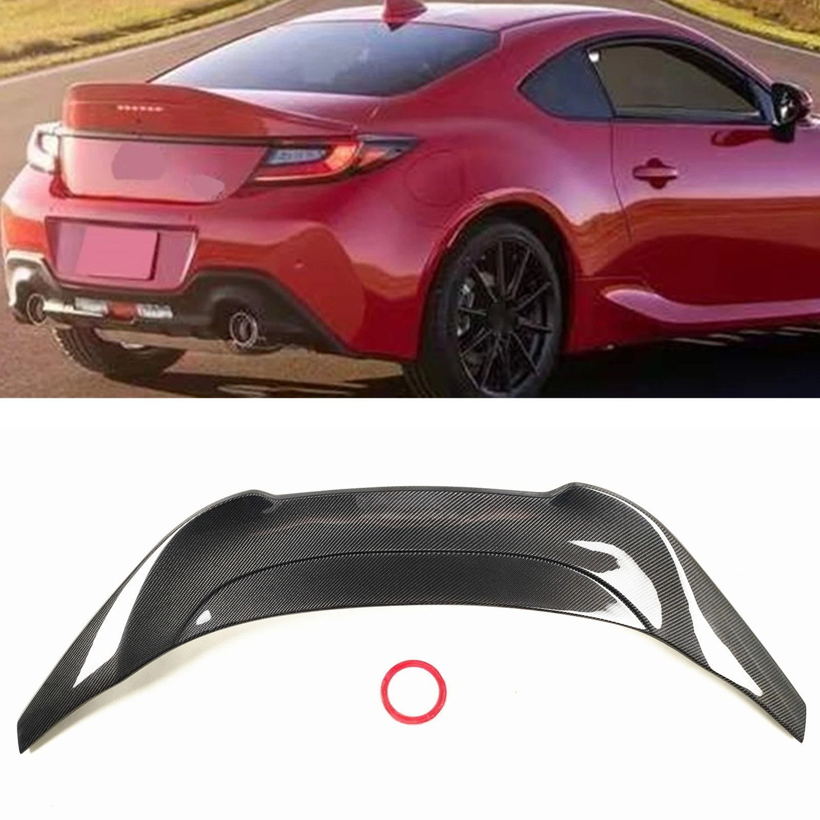 For Subaru BRZ Toyota GR86 2022-2025 Coupe 2 Door Rear Trunk Lid Spoiler Wing Real Carbon Fiber Tail Tailgate Trim Splitter Lip
For Subaru BRZ Toyota GR86 2022-2025 Coupe 2 Door Rear Trunk Lid Spoiler Wing Real Carbon Fiber Tail Tailgate Trim Splitter Lip