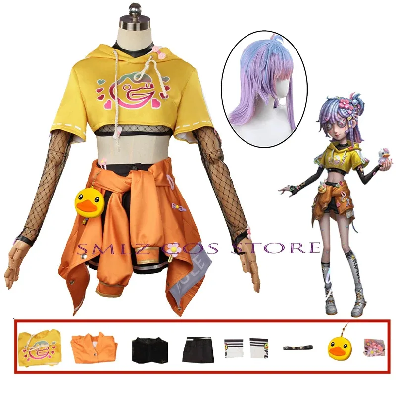 Yellow Duck Perfumer Cosplay Vera Nair Cosplay Game Identity V Costume Buffy Uniform Wig Party Anime Role Outfit for Woman Man
Yellow Duck Perfumer Cosplay Vera Nair Cosplay Game Identity V Costume Buffy Uniform Wig Party Anime Role Outfit for Woman Man