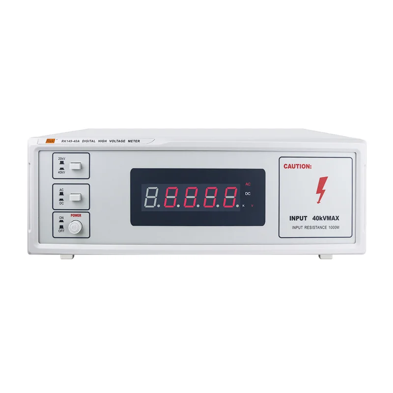Rek RK149-40A AC DC High Voltage Digital Meter Voltage Range 1.000~40.000 KV, Maximum Input Voltage 40kv Bench Voltmeter
Rek RK149-40A AC DC High Voltage Digital Meter Voltage Range 1.000~40.000 KV, Maximum Input Voltage 40kv Bench Voltmeter
