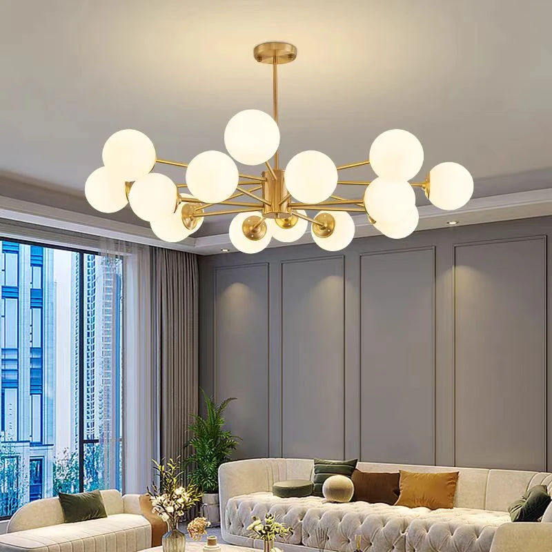 Modern Luxurious Living Room Glass Led Chandelier - Nordic Style Dining Room, Bedroom, Kitchen Indoor Lighting Chandelier
Modern Luxurious Living Room Glass Led Chandelier - Nordic Style Dining Room, Bedroom, Kitchen Indoor Lighting Chandelier