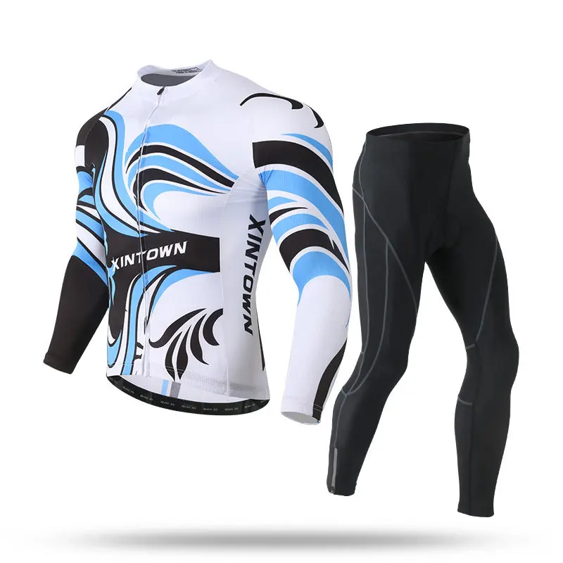 Велосипедный трикотаж с длинными штанинами, мужская рубашка, брюки с рукавами, мужская подкладка, велосипедная одежда, костюм для триатлона, дышащая одежда
Велосипедный трикотаж с длинными штанинами, мужская рубашка, брюки с рукавами, мужская подкладка, велосипедная одежда, костюм для триатлона, дышащая одежда