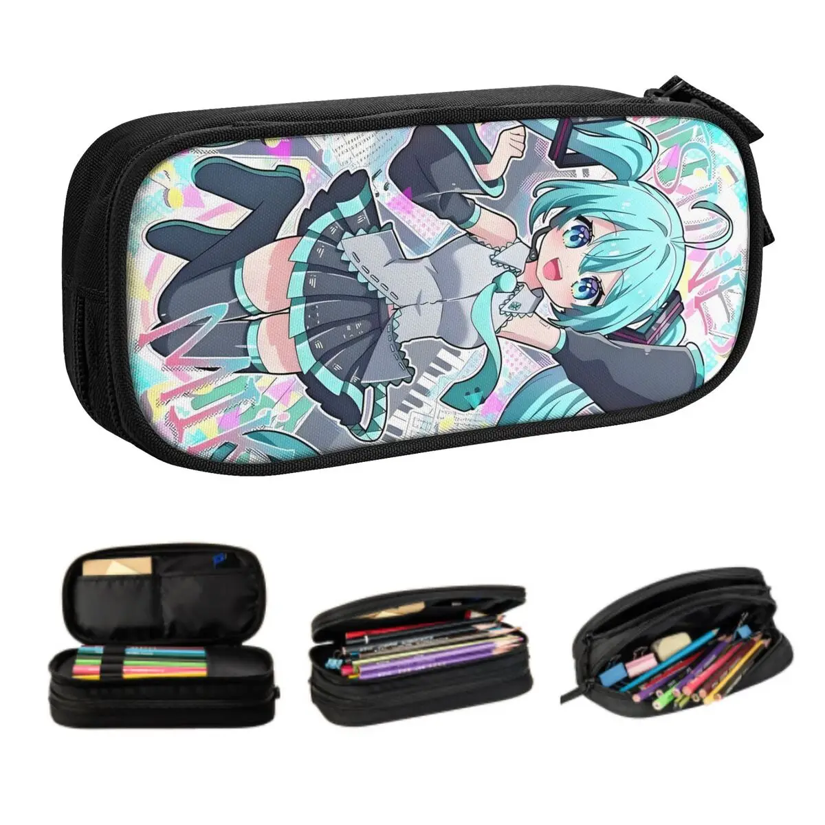 Custom Anime Mikues Role Pencil Case for Girls Boys Large Capacity Comic Pen Bag Box School Supplies
Custom Anime Mikues Role Pencil Case for Girls Boys Large Capacity Comic Pen Bag Box School Supplies