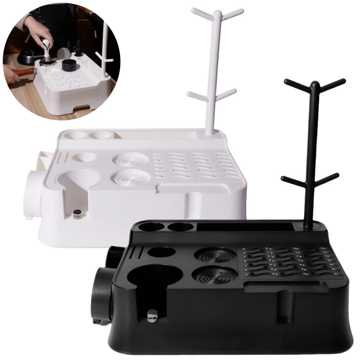 Coffee Tamper Station Base Espresso Knock Box Organize Your Coffee Tools With Style Multi Functional Storage Handle Bracket
Coffee Tamper Station Base Espresso Knock Box Organize Your Coffee Tools With Style Multi Functional Storage Handle Bracket