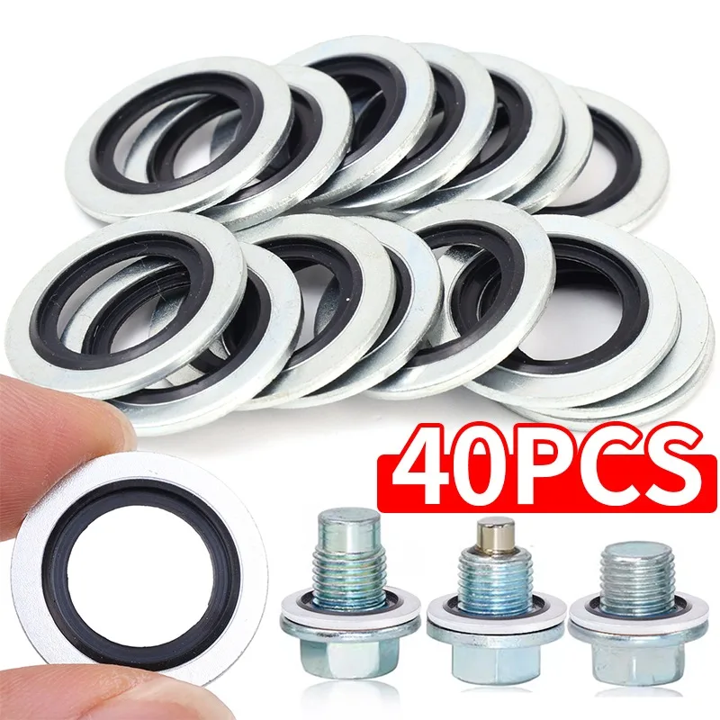 For Renault Bonded Seal Washer 110265505R Car Oil Pan Drain Plug Aluminum Alloy Fluororubber Sealing Ring Gasket Car Accessories
For Renault Bonded Seal Washer 110265505R Car Oil Pan Drain Plug Aluminum Alloy Fluororubber Sealing Ring Gasket Car Accessories