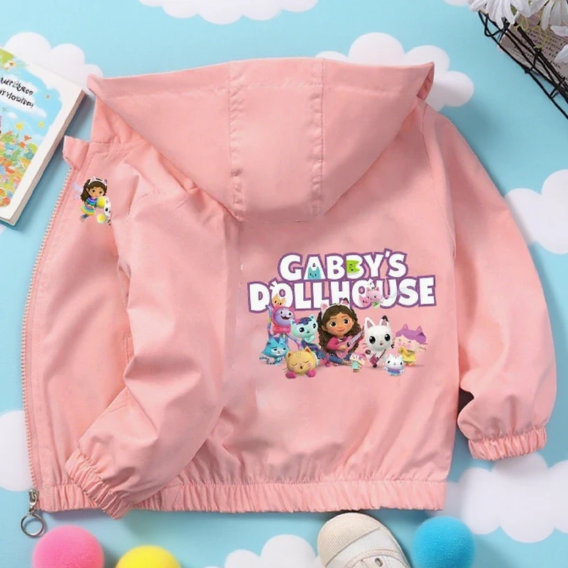 Gabby Dollhouses Children Hoodie Jacket Coats Baby Girls Boys Long Sleeved Cartoon Zipper Windbreaker Cute Waterproof Outerwear
Gabby Dollhouses Children Hoodie Jacket Coats Baby Girls Boys Long Sleeved Cartoon Zipper Windbreaker Cute Waterproof Outerwear