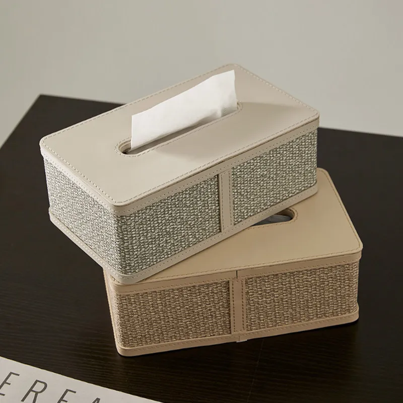 DSA Napkin Paper Box Simple Modern Desktop Light Luxury Household Living Room Pumping Paper Box Leather Paper Tissue Box
DSA Napkin Paper Box Simple Modern Desktop Light Luxury Household Living Room Pumping Paper Box Leather Paper Tissue Box