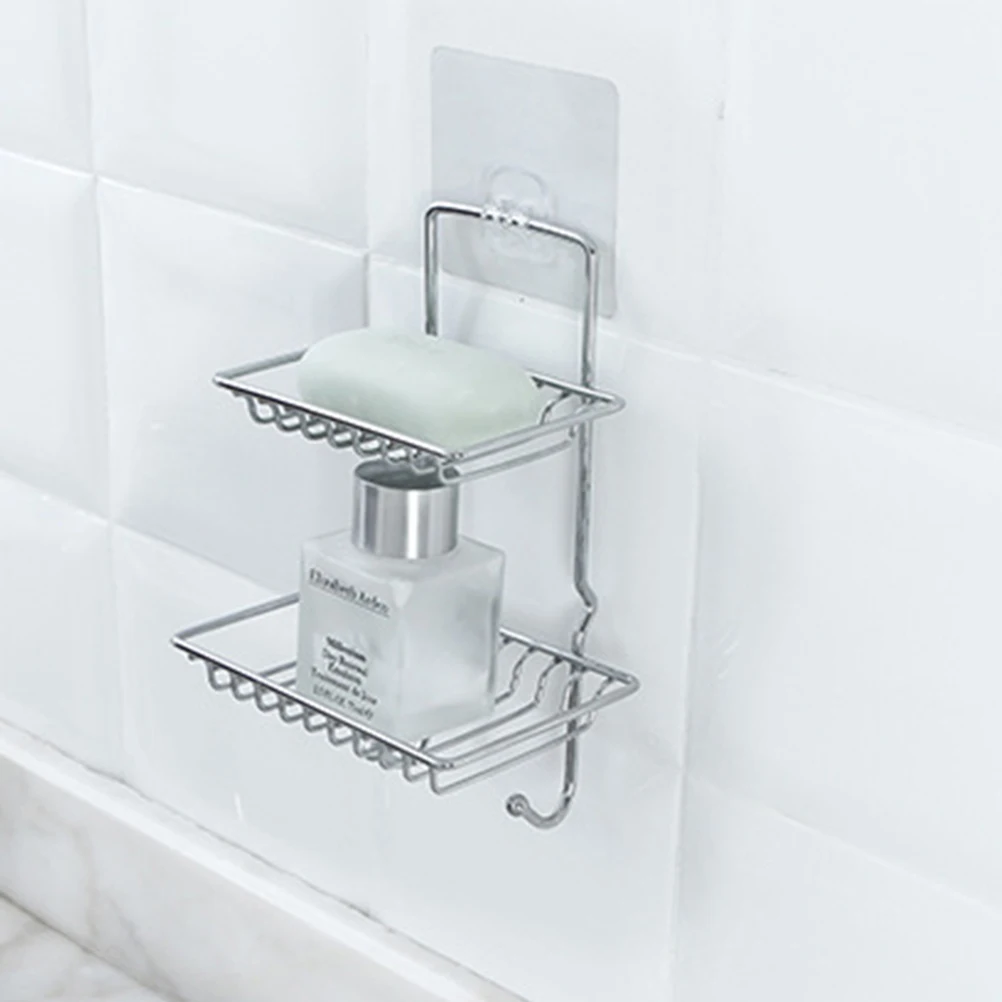 Stainless Steel Double Holder Waterproof Bathroom Rack No Nails No Drilling Suction Soap Box For Shower Kitchen Office Storage
Stainless Steel Double Holder Waterproof Bathroom Rack No Nails No Drilling Suction Soap Box For Shower Kitchen Office Storage