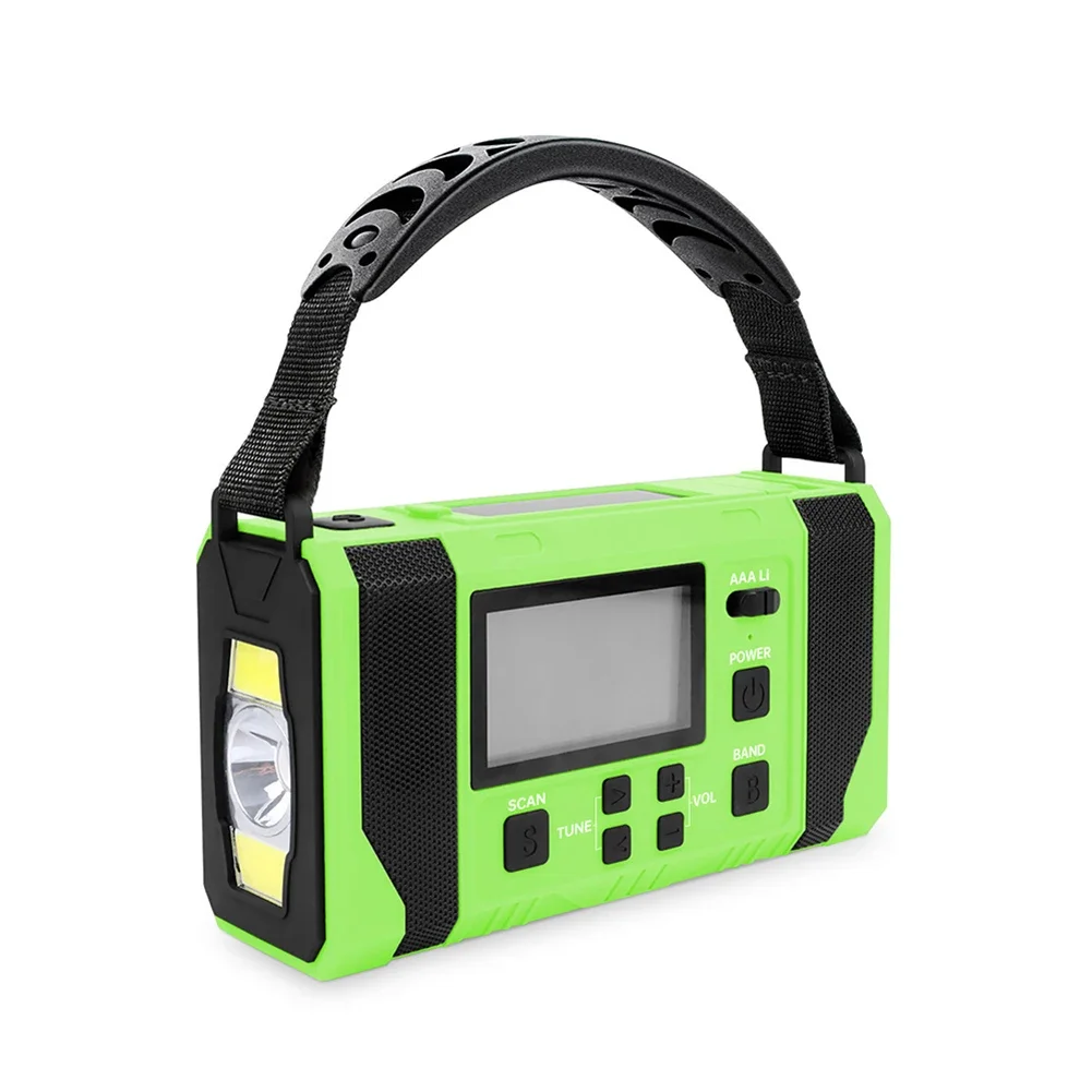 Camping Gear Outdoor Flashlight 10,000 MAh Battery 4 Power Sources AM FM Tuner Extended Playtime Hand Crank Backup
Camping Gear Outdoor Flashlight 10,000 MAh Battery 4 Power Sources AM FM Tuner Extended Playtime Hand Crank Backup